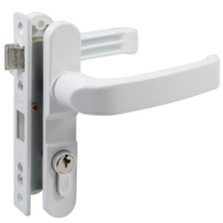 CERRADURA TIPO MANIVELA C/LLAVE SATINADA LOCK