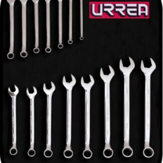 LLAVE COMBINADA 7-21MM 15 PZS CRV URREA