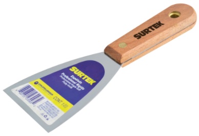 ESPATULA DE 1" MANGO DE MADERA SURTEK