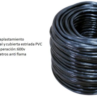 CABLE P/ELECTRICIDAD DE 2X10 AWG 100M 600V 100% COBRE USO RUDO SURTEK