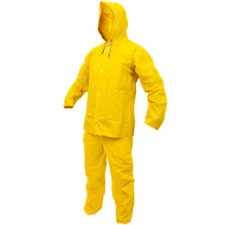CAPOTE 2 PZS IMPERMEABLE "M" AMARILLO PVC SURTEK