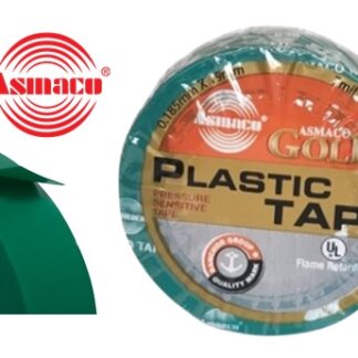 TAPE ELECTRICO DE 3/4X0.185MM VERDE ASMACO