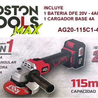 ESMERILADORA INALAMBRICA 20V DE 4 1/2 BOSTON TOOLS