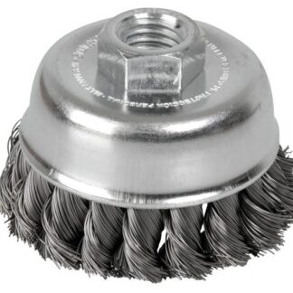 CEPILLO COPA 5"X5/8" 6500RPM ALAMBRE TRENZAADO O ENTORCHADO SURTEK