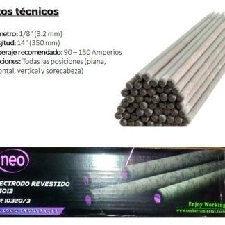 SOLDADURA NEO  E6013 1/8" (CAJA 11 LBS)