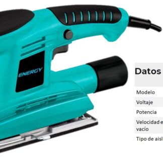 LIJADORA ORBITAL 180W 1100RPM 120V 60HZ ENERGY