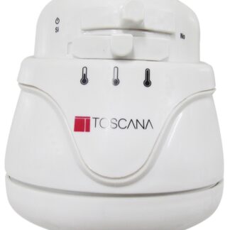 DUCHA ELECTRICA 2 TEMPERATURAS 110V BLANCA TOSCANA