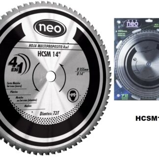 DISCO SIERRA DIAMANTADO DE 14" 72 DIENTES MULTIPROPOSITO NEO