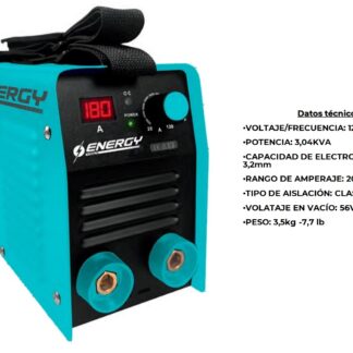 SOLDADOR INVERSOR ENERGY 180AMP 120-220V
