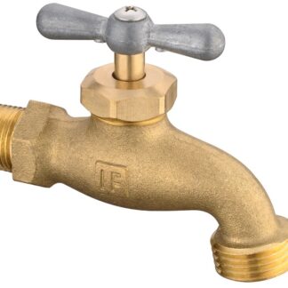 LLAVE DE CHORRO 3/4"X1/2" LATON DORADA TOSCANA