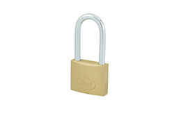CANDADO DE 30MM DORADO GANCHO LARGO 4 PINES LOCK
