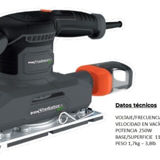 LIJADORA ROTORBITAL 120V 380W 7000-14000 GLADIADOR