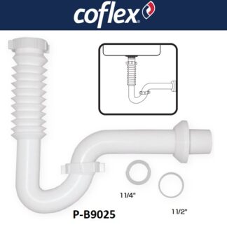 TRAMPA P/FREGADERO O P/LAVAMANOS DE 1 1/4" Y 1 1/2" COFLEXREGADERO