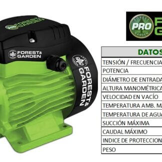 BOMBA DE AGUA PERIFERICA 1HP FORES GARDEN 1050W/11