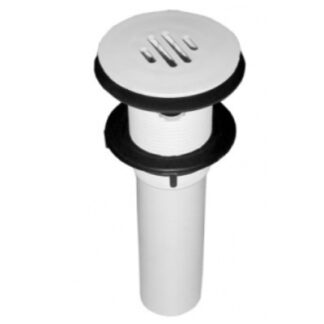 CENTRO BAJANTE P/LAVAMANOS COFLEX PVC BLANCO CON REBOSADERO