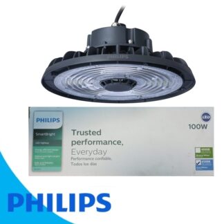 LAMPARA LED DE 100W 14000L 6500K IP65 TIPO UFO LUZ DE DIA PHILIPS
