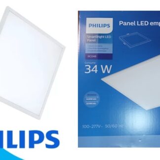 LAMPARA P/TECHO CUADRADA P/EMPOTRAR SMART BRIGHT 34W 60X60" 4260LM PHILIPS