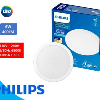 LAMPARA LED REDONDA PARA EMPOTRAR PHILIPS 6W 4" 40