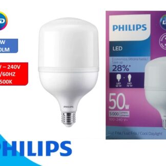 BOMBILLO LED DE 50W E27 6500K 5000L TIPO CILINDRO LUZ DE DIA PHILIPS
