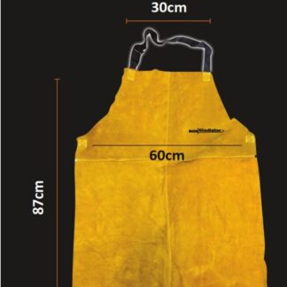 DELANTAL DE CUERO PARA SOLDAR 30CMX87CM GLADIADOR