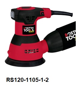 LIJADORA ORBITAL A REDONDA 125MM 1/2 PLIGO 120V BOSTON TOOLS