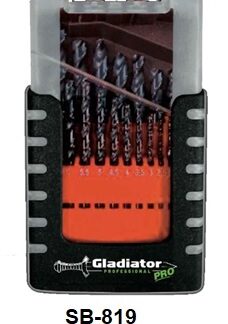 BROCA PARA METAL 19 PZS PROFESIONAL GLADIADOR