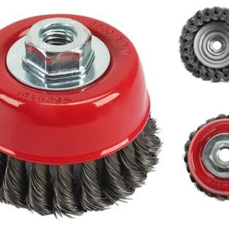 CEPILLO COPA 5"X5/8 ALAMBRE TRENZADO O ENTORCHADO SANTUL