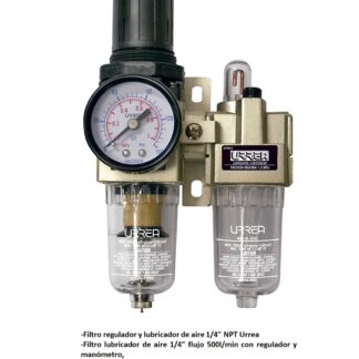 FILTRO REGULADOR P/COMPRESOR DE AIRE 1/4" NPT URRE